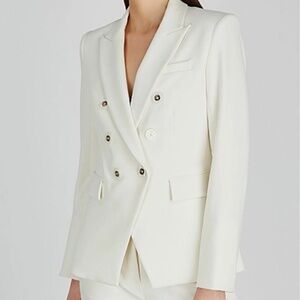 Veronica Beard Miller Dickey Double-Breasted Blazer - Size 2